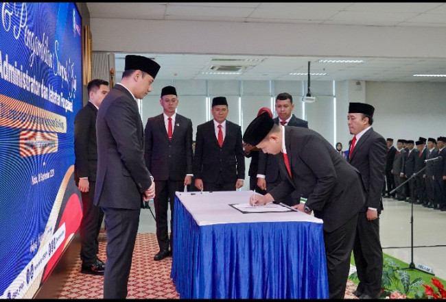327 Pejabat Kementerian ATRBPN Di Lantik Menteri AHY