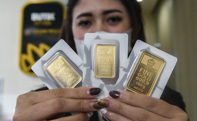 Harga Emas Antam Naik Rp14.000, Cetak Rekor Baru Hari Ini