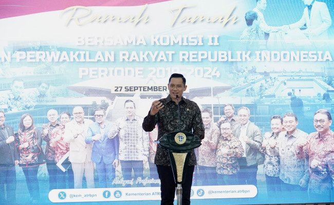 Menteri AHY Apresiasi Dukungan Komisi II DPR RI Terhadap Program Kementerian ATR/BPN