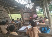 BREAKING NEWS: Siswa SD Nekto Kelas Jauh Ninma Belajar di Kelas Darurat Beratap Gewang, Nyaris Roboh Demi Pendidikan