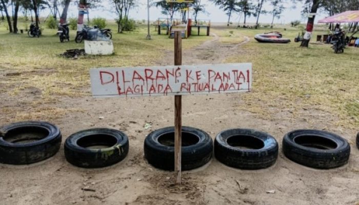 Ritual Adat Digelar, Pantai Ditutup Sementara untuk Pencarian Dito yang Tenggelam