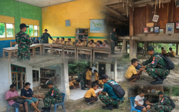 TNI di Garda Timur: Tiga Pos Yonarmed 12 Kostrad Mengabdi untuk Generasi Perbatasan