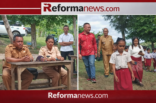 Camat Malaka Timur Bersama Kades Raiulun dan Kusa Siap Bangun Gedung Darurat SD Nekto Kelas Jauh Ninma 1 Camat Malaka Timur Bersama Kades Raiulun dan Kusa Siap Bangun Gedung Darurat SD Nekto Kelas Jauh Ninma