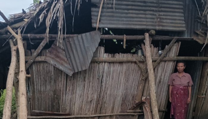 Di Balik Gubuk Sederhana, Tumbuh Harapan: Wakil Bupati Malaka Kunjungi Rumah Yosevina Abuk di Desa Biudukfoho