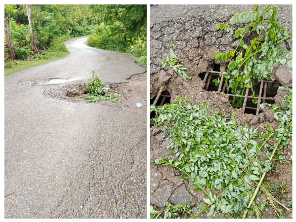 Alarm Bahaya di Jalan Teun: Rusak Parah dan Terancam Ambruk