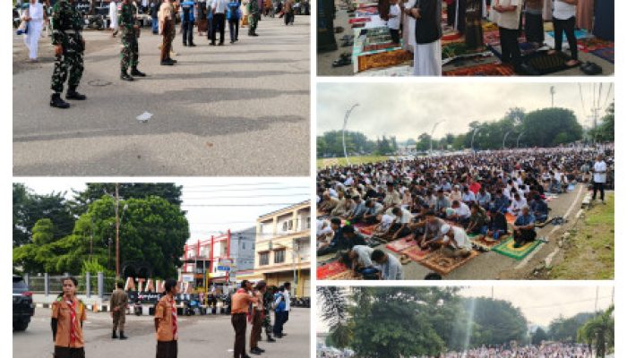 5.000 Jamaah Hadir Aman dan Tertib, Intel Kodim 1605/Belu Pantau Pengamanan Idul Fitri di Atambua