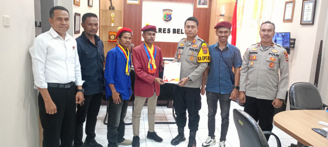 Kapolres Belu Terima Audiensi PMKRI, Tegaskan Kasus Pengeroyokan di Tasifeto Barat Diproses Sesuai Mekanisme