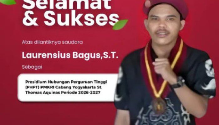 Laurensius Bagus: Kepemimpinan PMKRI Adalah Amanah Perjuangan