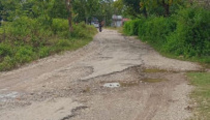 Jadi ‘Jebakan’ Saat Hujan, Jalan Rusak di Kuneru Picu Keluhan Warga Manumutin