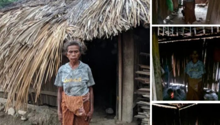 Memprihatinkan! Rumah Mama Maria Tampani di Tafuli Tak Layak Huni
