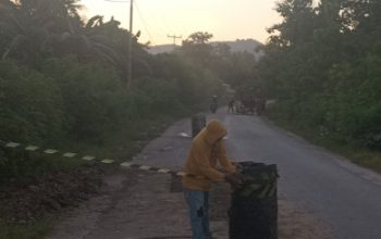 Proyek Miliaran Retak, Perbaikan Mulai Dikerjakan Saat Kadis PUPR Belum Merespons