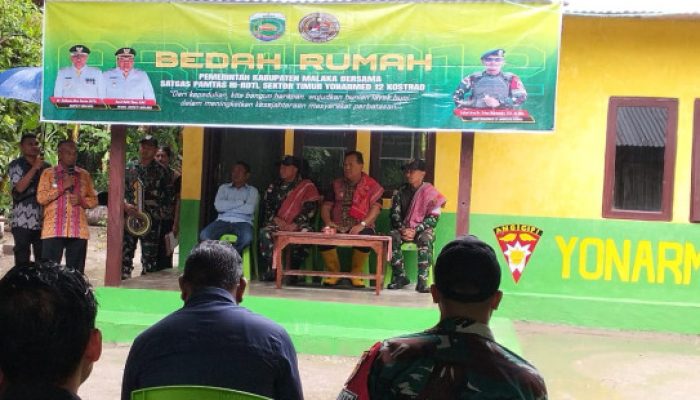Yonarmed 12 Kostrad Hadir untuk Rakyat, Dari Tangan Prajurit Lahir Rumah Penuh Harapan