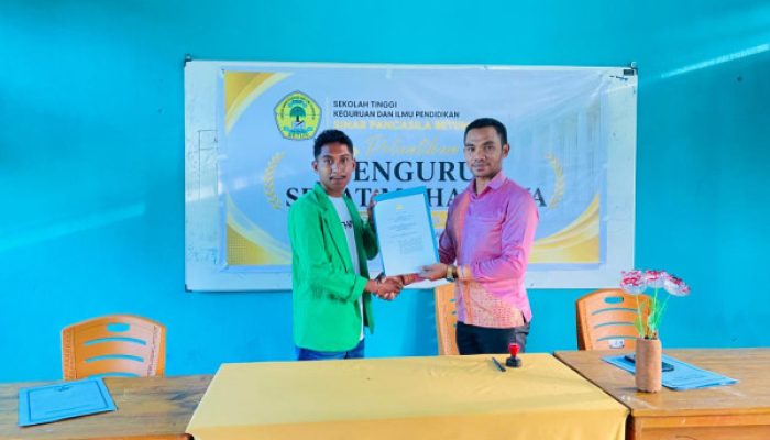 Yohanes Seran Resmi Dilantik sebagai Ketua Senat Mahasiswa STKIP Sinar Pancasila Betun Periode 2026/2027