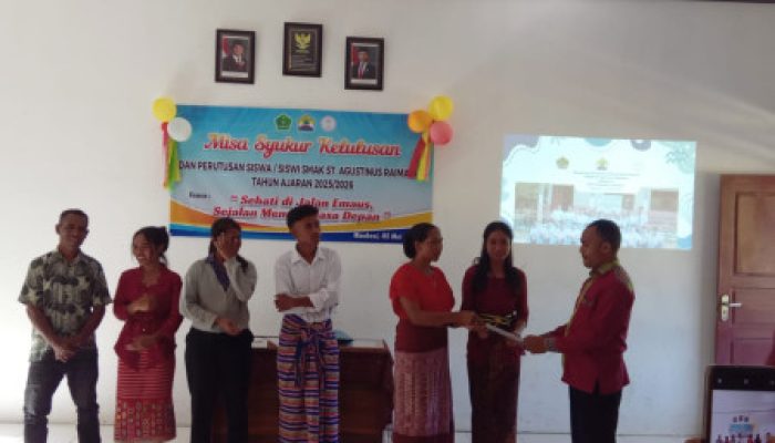 Sehati di Jalan Emaus, Sejalan Menuju Masa Depan: 20 Siswa SMAK St. Agustinus Raimanuk Lulus, Siap Menatap Hari Esok
