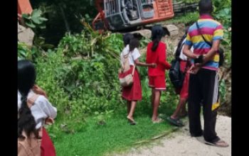 Masyarakat Desa Lotas Apresiasi Respon Cepat Pemda TTS Tangani Infrastruktur Rusak