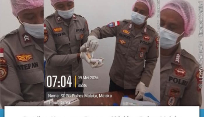 “Pastikan Makanan Aman Dikonsumsi, Sidokkes Polres Malaka Periksa Dapur SPPG Yayasan Kemala Bhayangkari”