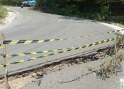Jalan Welaus Terancam Putus, Longsor di Weklese Kian Parah, Warga Soroti Lambannya Penanganan