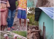 Pasangan Lansia di Lamaknen Berjuang Sendiri Hadapi Longsor, Minta Perhatian Pemerintah