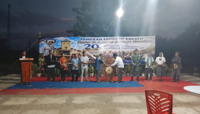 HUT Ke-20 Paroki Santo Aloysius Gonzaga Haekesak, Umat Diajak Berkarya dalam Iman dan Membangun Ekonomi Kreatif