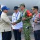 Pangdam XXI/Radin Inten dan Forkopimda Sambut Kunjungan Kerja Presiden Prabowo di Lampung