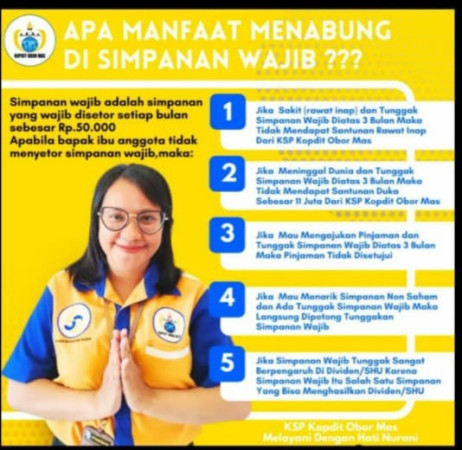 KSP Kopdit Obor Mas: Menabung Hari Ini, Menuai Perlindungan dan Kesejahteraan Esok
