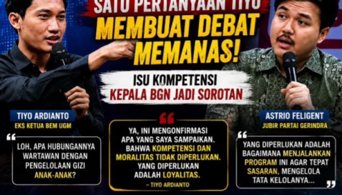 Kompetensi atau Loyalitas? Debat Tiyo Ardianto dan Jubir Gerindra Viral di Media Sosial