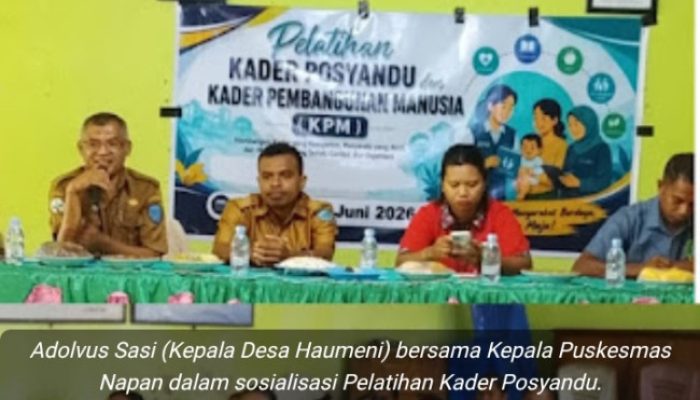 Pemdes Haumeni Perkuat Kapasitas Kader Posyandu, Wujudkan Generasi Sehat dan Bebas Stunting di Tapal Batas