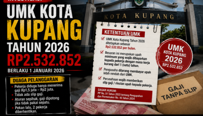 Diduga Upah di Bawah UMK, Sejumlah Pekerja CV NAM Kota Kupang Keluhkan Kebijakan Internal Perusahaan