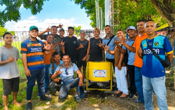 Hari Lingkungan Hidup dan JSN, Marriage Encounter dan DLH Malaka Pasang 20 Tempat Sampah di Ruang Publik