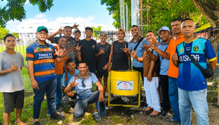 Hari Lingkungan Hidup dan JSN, Marriage Encounter dan DLH Malaka Pasang 20 Tempat Sampah di Ruang Publik