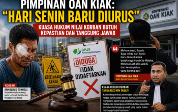 Pimpinan Oan Kiak: "Hari Senin Baru Diurus", Kuasa Hukum Nilai Korban Butuh Kepastian dan Tanggung Jawab 4 Pimpinan Oan Kiak: "Hari Senin Baru Diurus", Kuasa Hukum Nilai Korban Butuh Kepastian dan Tanggung Jawab