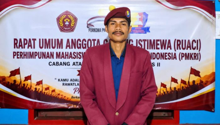 Ketua PMKRI Cabang Atambua Terpilih Ajak Seluruh Kader Bersatu Bangun Organisasi Pasca RUAC Istimewa