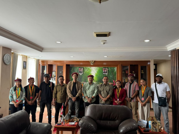 Langkah Awal Nahkoda Baru PMKRI, Christian Rettob Bersama DPC PMKRI Ruteng Temui Bupati Manggarai Perkuat Kolaborasi Masa Depan
