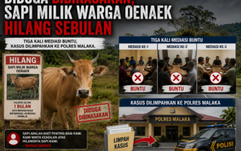 Diduga Dibinasakan, Sapi Milik Warga Oenaek Hilang Sebulan, Tiga Kali Mediasi Buntu, Kasus Dilimpahkan ke Polres Malaka 4 Diduga Dibinasakan, Sapi Milik Warga Oenaek Hilang Sebulan, Tiga Kali Mediasi Buntu, Kasus Dilimpahkan ke Polres Malaka