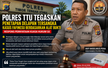 Polres TTU Tegaskan Penetapan Delapan Tersangka Kasus Fafinesu Berdasarkan Alat Bukti, Respons Pernyataan Kuasa Hukum SS