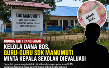 Diduga Tak Transparan Kelola Dana BOS, Guru-Guru SDK Manumuti Minta Kepala Sekolah Dievaluasi