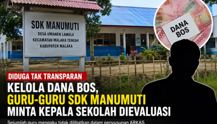 Diduga Tak Transparan Kelola Dana BOS, Guru-Guru SDK Manumuti Minta Kepala Sekolah Dievaluasi