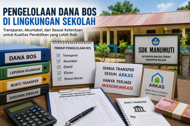 Tanggapan Resmi Kepala SDK Manumuti atas Pemberitaan Dana BOS: Semua Transfer Sesuai ARKAS, Hanya Terjadi Miskomunikasi