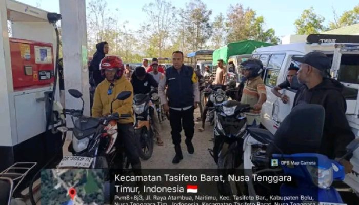 Polsek Tasbar Kawal Distribusi BBM, Kapolsek: Warga yang Butuh Perjalanan Harus Mendapat Kesempatan