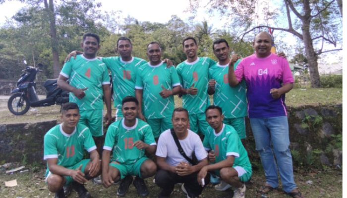 Kapus Yohana Elisabeth Anje Bangkitkan Mental Juara, Puskesmas Rafae Raih Juara 3 Voli HUT RI ke-81