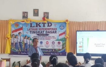 Romo Yonatas Nahak Tekankan Karakter, Tanggung Jawab dan Iman bagi Calon Pemimpin di LKTD SMAN Halioan