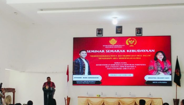 Gusti Brewon Resmi Buka Seminar Semarak Kebudayaan di Atambua