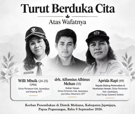 Ketika Pengabdian Kemanusiaan Dibalas Peluru di Papua, Sandiang Desak Pelaku Ditangkap dan Dihukum 1 Ketika Pengabdian Kemanusiaan Dibalas Peluru di Papua, Sandiang Desak Pelaku Ditangkap dan Dihukum