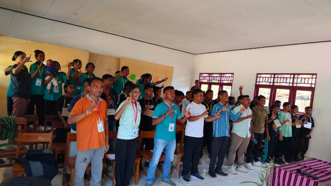 LKTD Angkatan IV SMAK Santo Agustinus Raimanuk Bentuk Jiwa Kepemimpinan yang Bertanggung Jawab dan Berkarakter