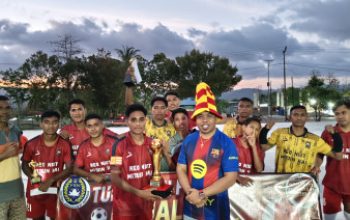Ronaldo Asury Tutup Ronaldo Perjuangan Cup I dengan Meriah, Manlea FC Angkat Trofi Juara