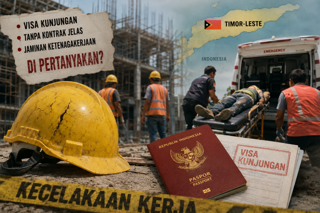 Pekerja Indonesia Kecelakaan di Timor-Leste, CV Empat Saudara Disorot Soal Visa, Kontrak dan Perlindungan