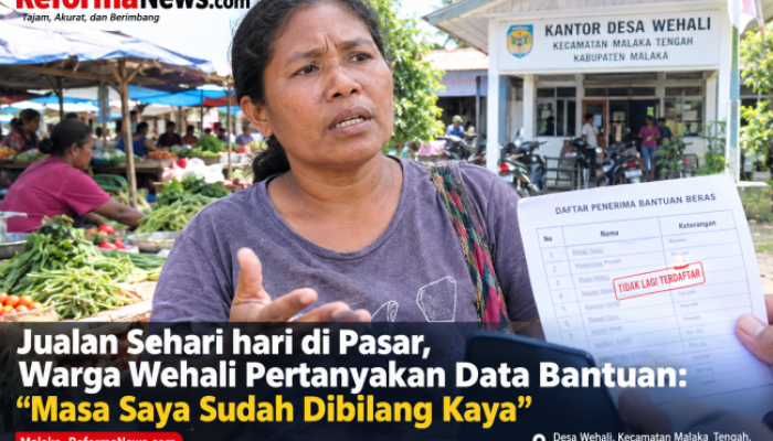 Jualan Sehari hari di Pasar, Warga Wehali Pertanyakan Data Bantuan: Masa Saya Sudah Dibilang Kaya