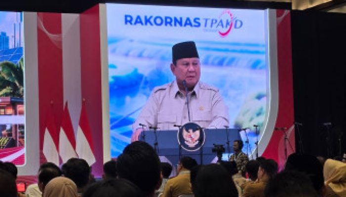 Presiden Prabowo Buka Rakornas TPAKD, Wabup HMS Hadir Wakili Bupati SBS