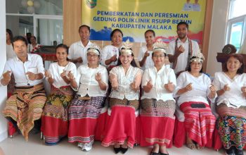 Gedung Poliklinik RSUPP Betun Diresmikan, dr. Oktelin dan Staf Tebar Senyum Pelayanan